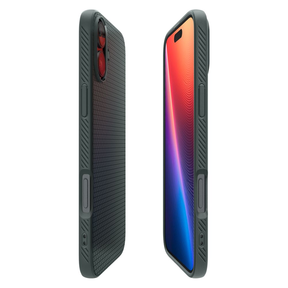 Tok Apple iPhone 16-hoz, Spigen, Liquid Air, Zöld