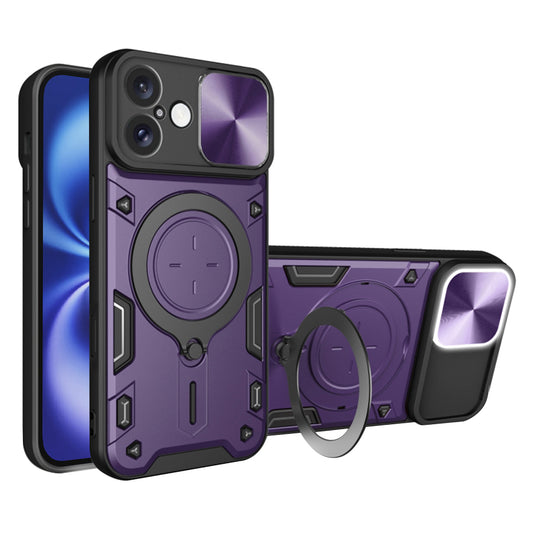 Tok Apple iPhone 16-hoz, Techsuit, CamGuard Pro, Lila