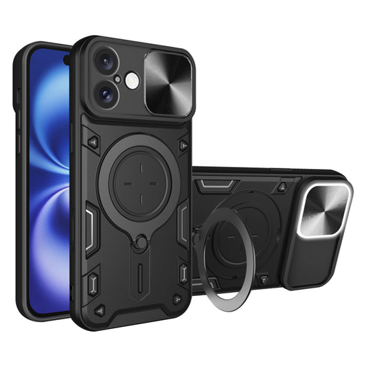 Tok Apple iPhone 16-hoz, Techsuit, CamGuard Pro, Fekete
