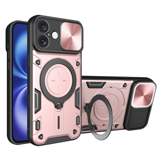 Tok Apple iPhone 16-hoz, Techsuit, CamGuard Pro, Rózsaarany
