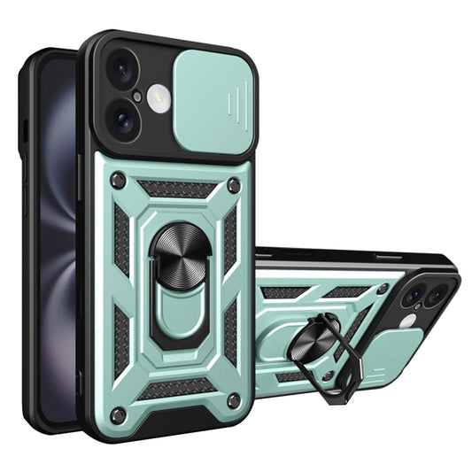 Tok Apple iPhone 16-hoz, Techsuit, CamShield, Zöld