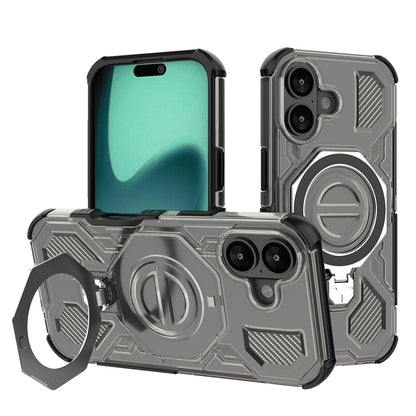 Tok Apple iPhone 16-hoz, Techsuit, Carbon Shield Pro, Füstszínű
