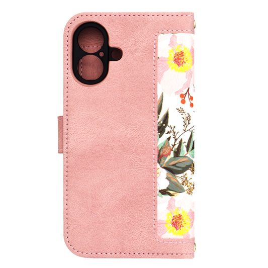Tok Apple iPhone 16-hoz, Techsuit, FlipCraft, Rózsaszín