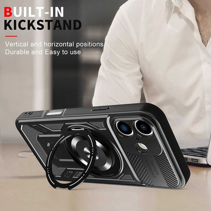 Tok Apple iPhone 16-hoz, Techsuit, RuggedCam, Lila