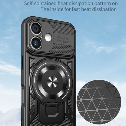 Tok Apple iPhone 16-hoz, Techsuit, RuggedCam, Lila