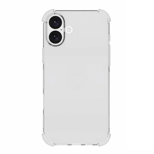 Apple iPhone 16 tok, Techsuit, Ütésálló Átlátszó (Nagy Lencse Nyílás), Átlátszó