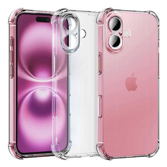Tok Apple iPhone 16-hoz, Techsuit, ütésálló átlátszó, áttetsző