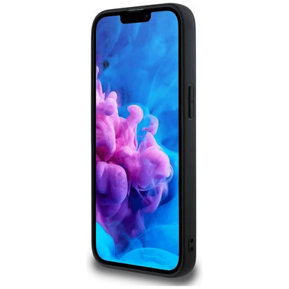 Tok Apple iPhone 16e-hez, Guess, 4G Grained Big and Classic Logo, Fekete