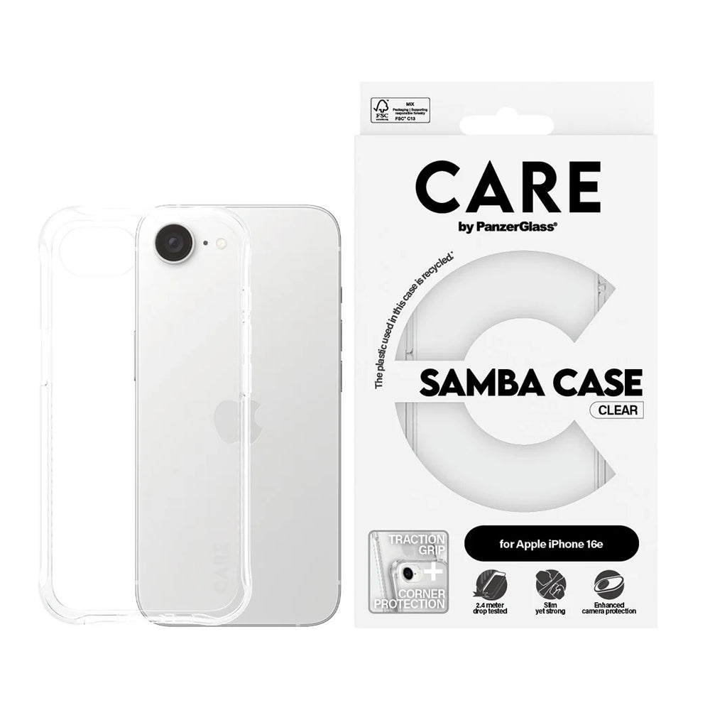 Tok Apple iPhone 16e-hez, PanzerGlass, Divatos, Átlátszó