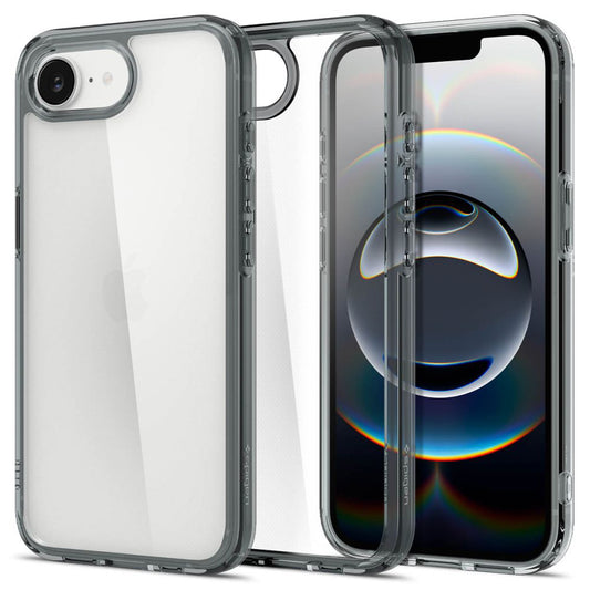 Tok a Apple iPhone 17e / 16e készülékhez, Spigen, Ultra Hybrid, Füstszínű