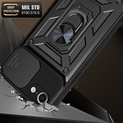 Tok Apple iPhone 17e / 16e-hez, Techsuit, CamShield, Kék