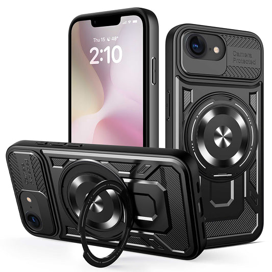 Tok Apple iPhone 17e / 16e készülékhez, Techsuit, RuggedCam, Fekete