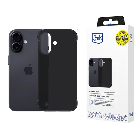 Tok a Apple iPhone 17-hez, 3MK, Just20g, Fekete