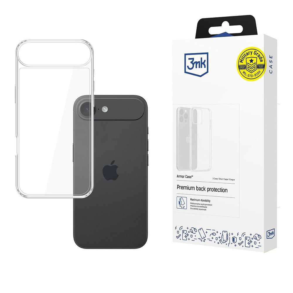 Tok a Apple iPhone 17 Air-hoz, 3MK, Armor, Átlátszó