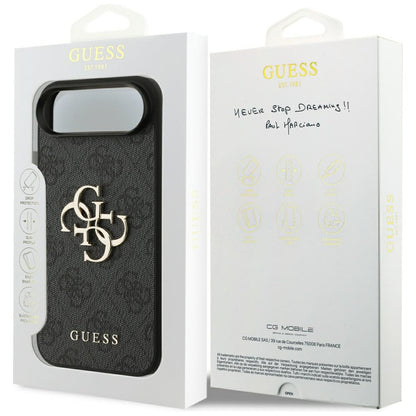 Tok Apple iPhone 17 Air-hoz, Guess, 4G Big Logo, Fekete