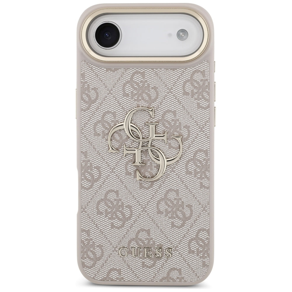 Tok Apple iPhone 17 Air-hoz, Guess, Big 4G Logo Classic, Arany Rózsaszín