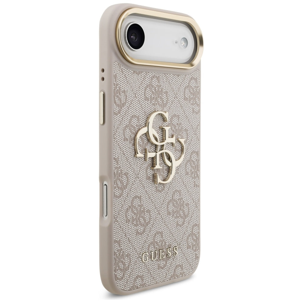 Tok Apple iPhone 17 Air-hoz, Guess, Big 4G Logo Classic, Arany Rózsaszín