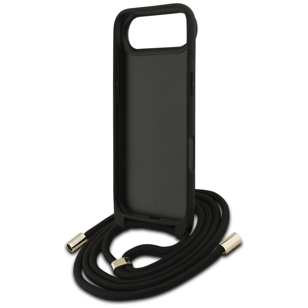 Tok a Apple iPhone 17 Air-hoz, Guess, Crossbody Cord 4G Big Log, barna