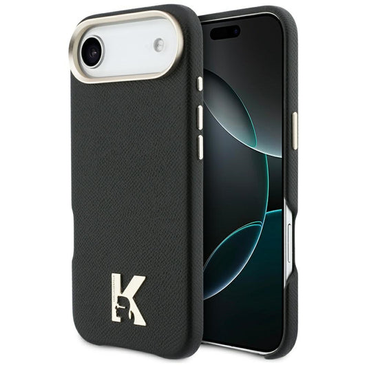 Tok a Apple iPhone 17 Air-hoz, Karl Lagerfeld, Karl Head Logo, Fekete