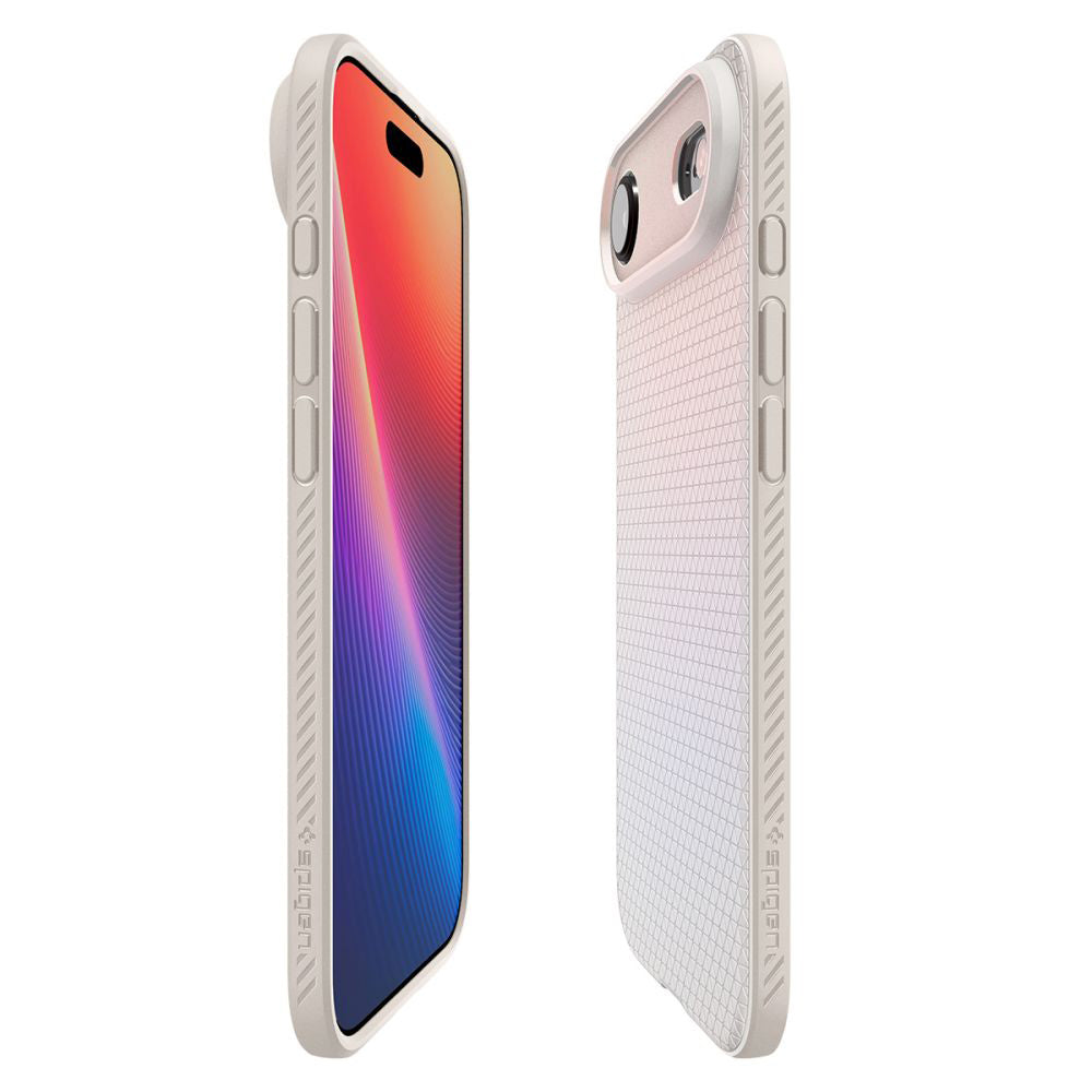 Tok a Apple iPhone 17 Air-hoz, Spigen, Liquid Air, Bézs