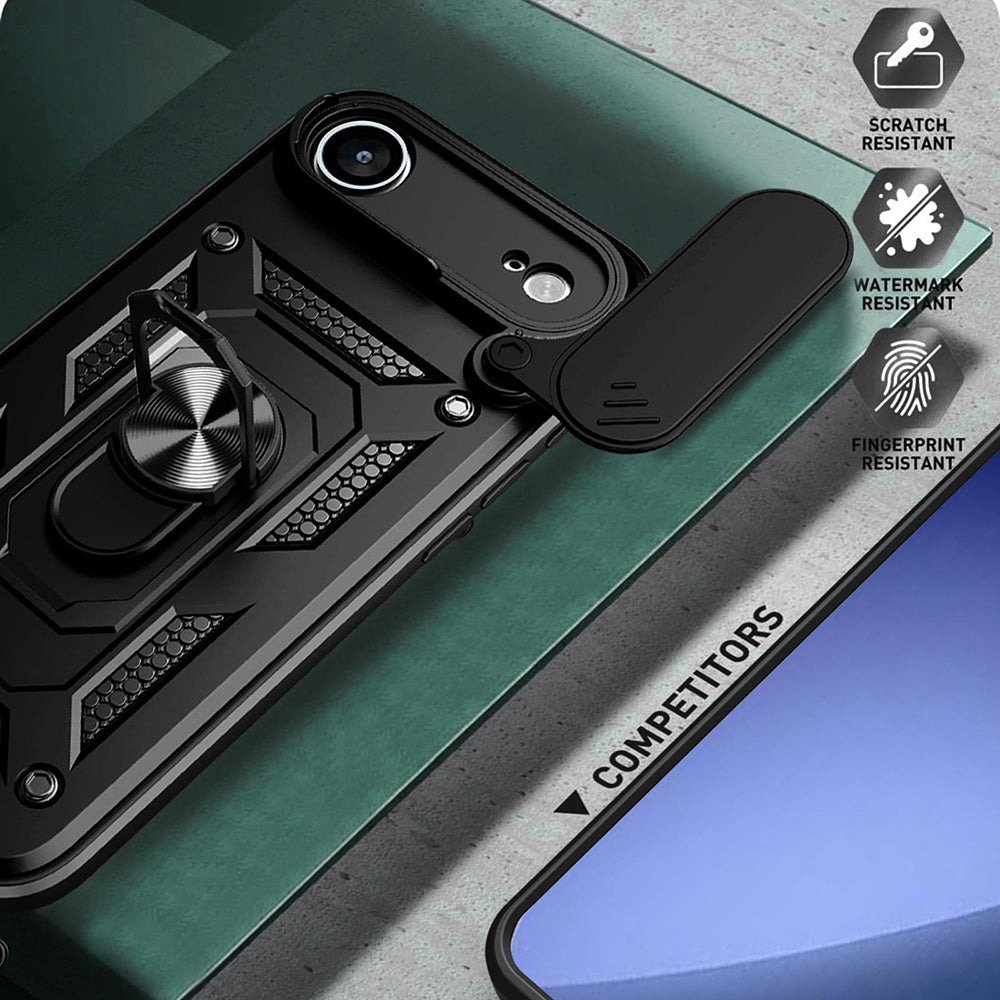 Tok a Apple iPhone 17 Air-hoz, Techsuit, CamShield, Fekete
