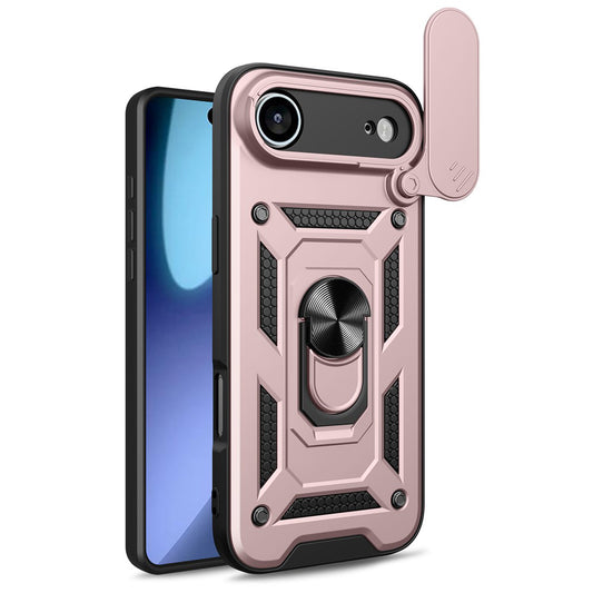 Tok Apple iPhone 17 Air-hoz, Techsuit, CamShield, Rózsaszín