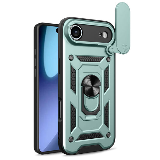 Tok Apple iPhone 17 Air-hoz, Techsuit, CamShield, Zöld