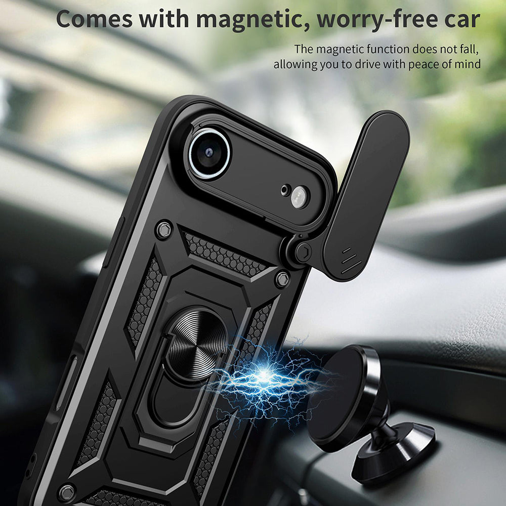 Tok Apple iPhone 17 Air-hoz, Techsuit, CamShield, Zöld