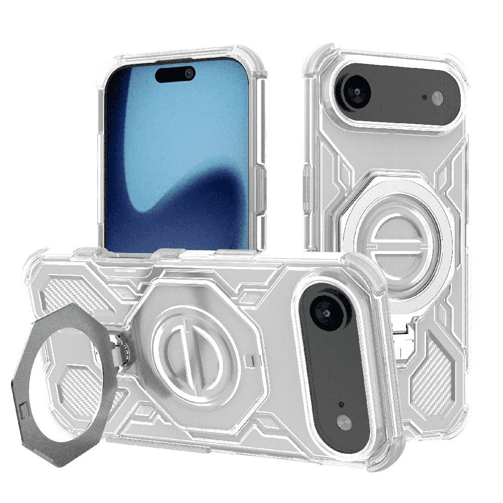 Tok Apple iPhone 17 Air-hoz, Techsuit, Carbon Shield Pro, Fehér