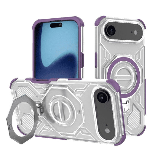 Tok Apple iPhone 17 Air-hoz, Techsuit, Carbon Shield Pro, Lila
