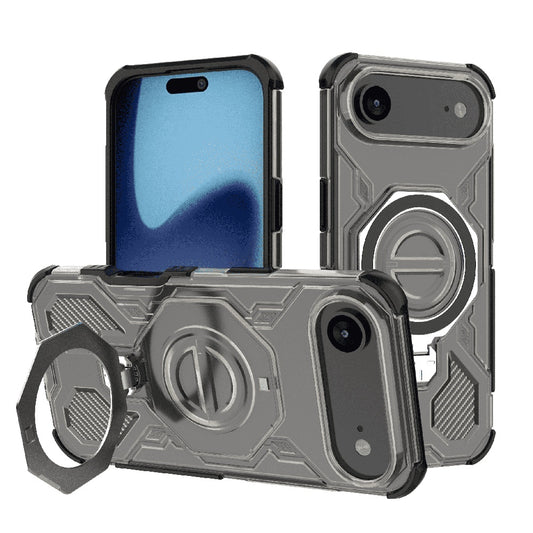 Tok Apple iPhone 17 Air-hoz, Techsuit, Carbon Shield Pro, Világosszürke