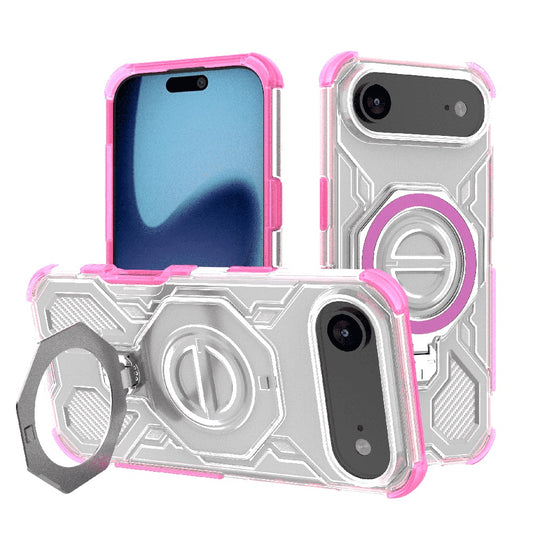 Tok Apple iPhone 17 Air-hoz, Techsuit, Carbon Shield Pro, Rózsaszín