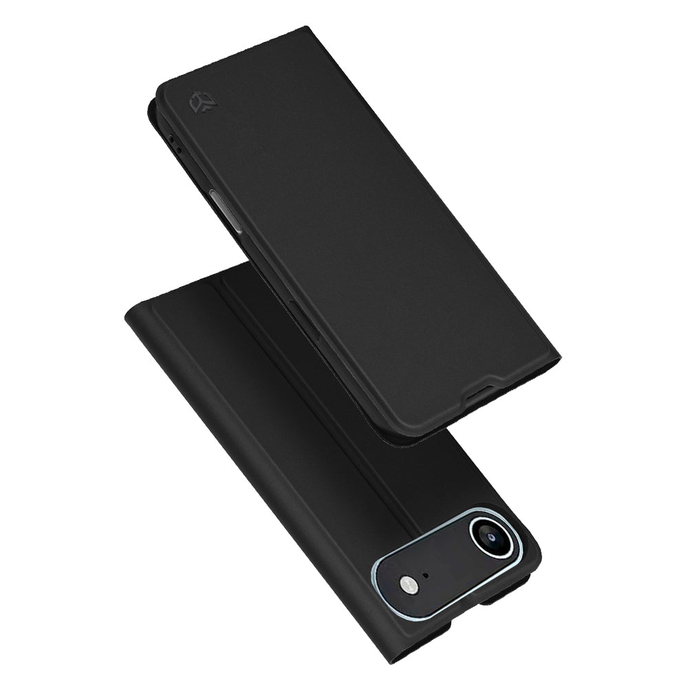 Tok Apple iPhone 17 Air-hoz, Techsuit, Magskin Book, Fekete