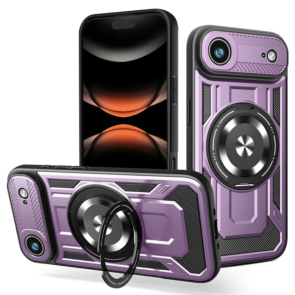 Tok Apple iPhone 17 Air-hoz, Techsuit, RuggedCam, Lila