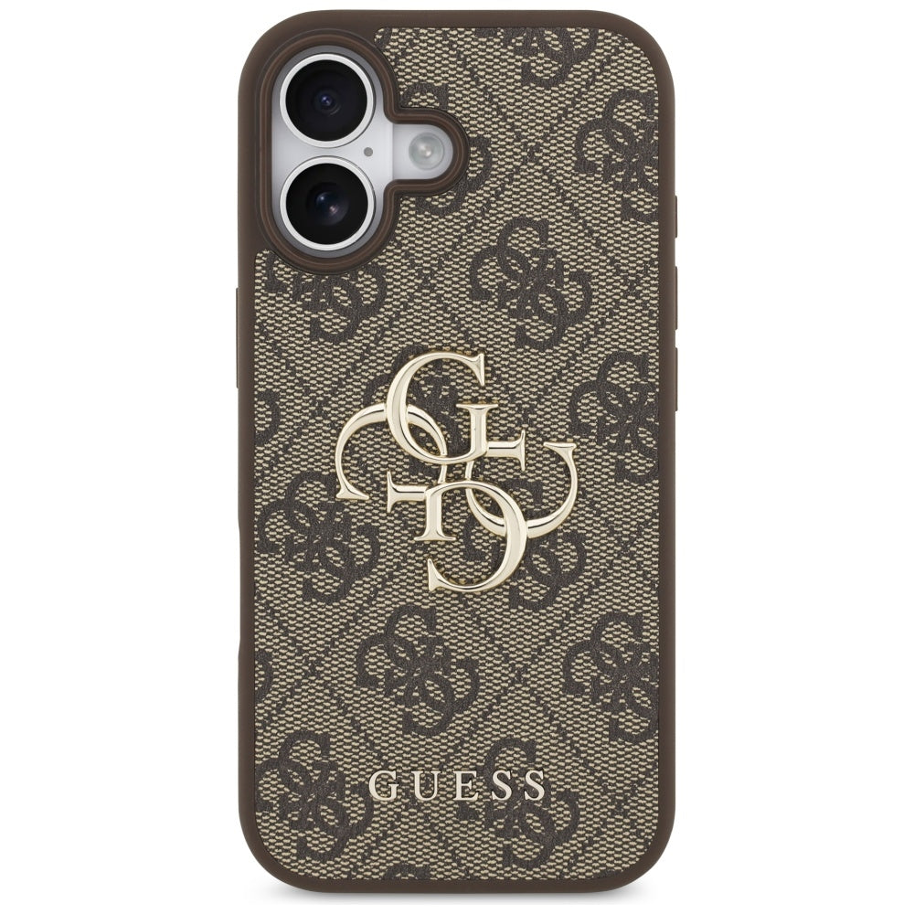 Tok Apple iPhone 17-hez, Guess, 4G Big Logo, Barna