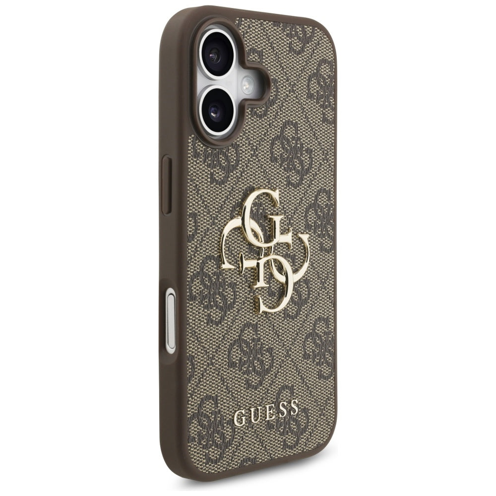 Tok Apple iPhone 17-hez, Guess, 4G Big Logo, Barna