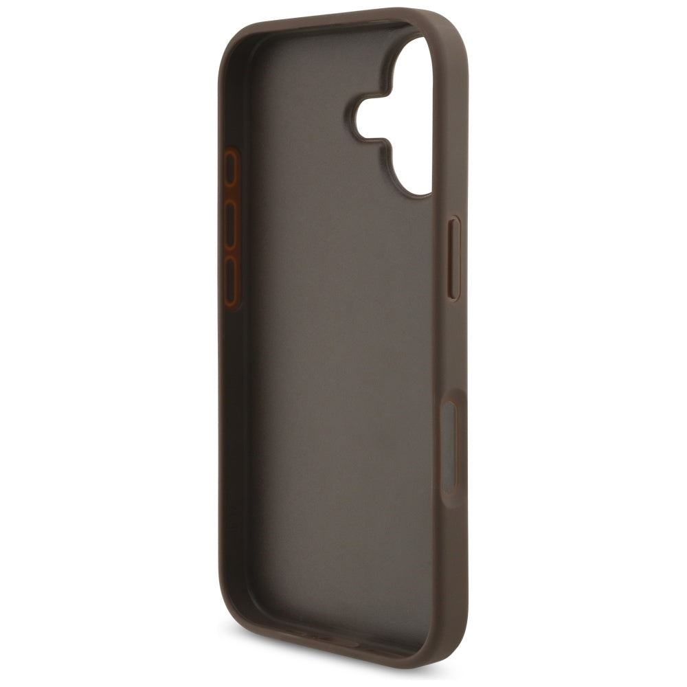 Tok Apple iPhone 17-hez, Guess, 4G Big Logo, Barna