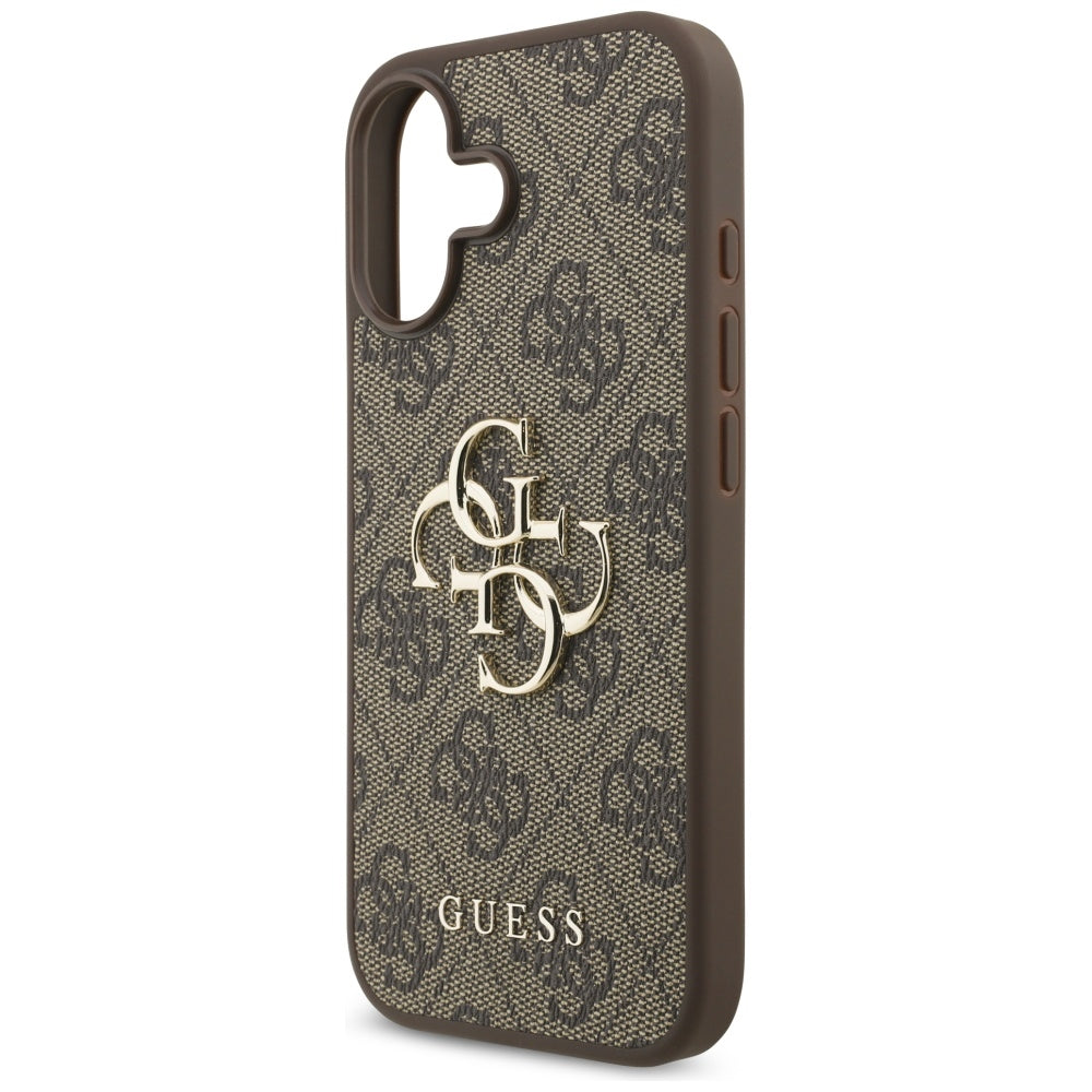 Tok Apple iPhone 17-hez, Guess, 4G Big Logo, Barna