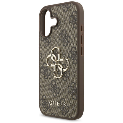 Tok Apple iPhone 17-hez, Guess, 4G Big Logo, Barna