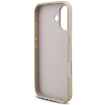 Tok Apple iPhone 17-hez, Guess, 4G Classic Logo with Strap, Rózsaszín