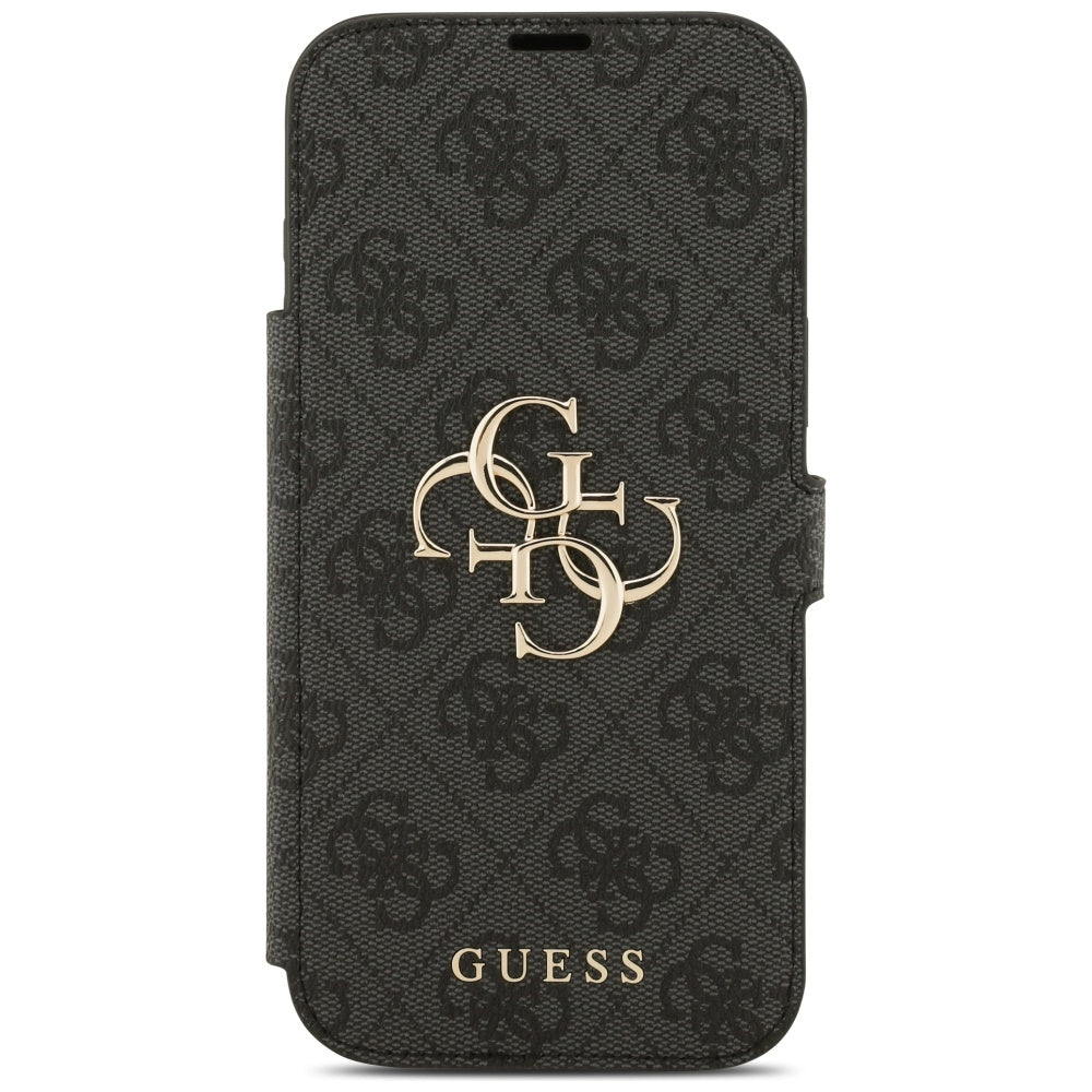 Tok Apple iPhone 17-hez, Guess, 4G Metal Logo, Fekete