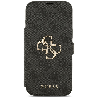 Tok Apple iPhone 17-hez, Guess, 4G Metal Logo, Fekete