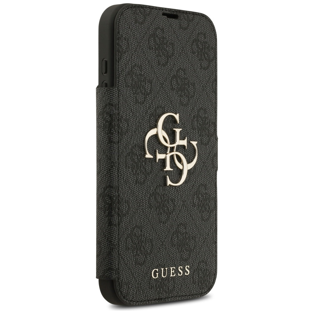 Tok Apple iPhone 17-hez, Guess, 4G Metal Logo, Fekete