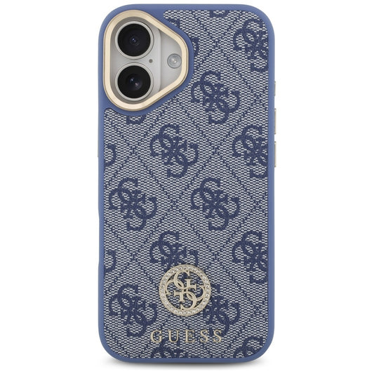 Tok Apple iPhone 17-hez, Guess, 4G Strass Logo, Kék