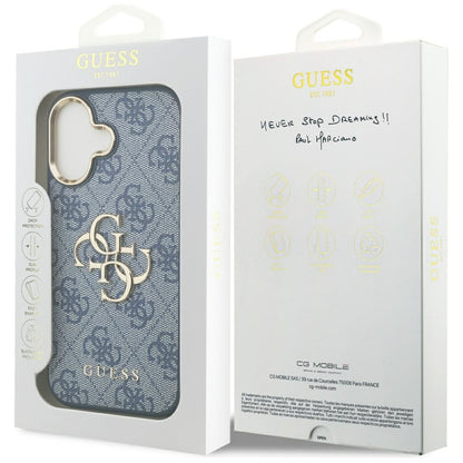 Tok Apple iPhone 17-hez, Guess, Big 4G Logo Classic, Aranykék