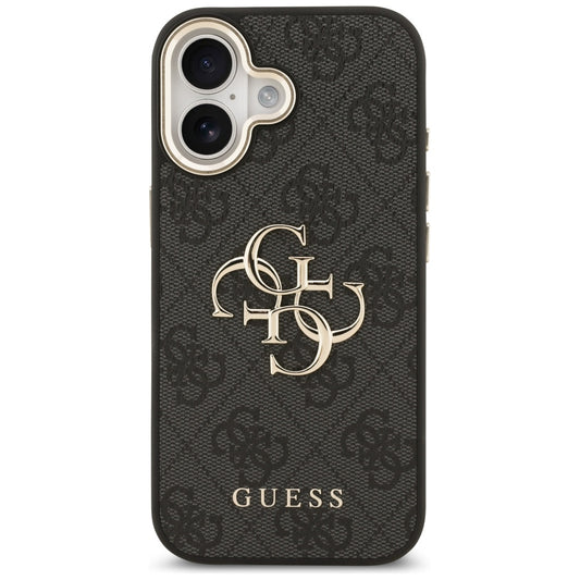 Tok Apple iPhone 17-hez, Guess, Big 4G Logo Classic, Fekete Arany