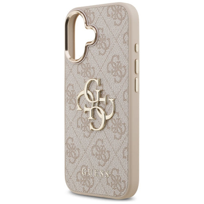 Tok Apple iPhone 17-hez, Guess, Big 4G Logo Classic, Arany Rózsaszín