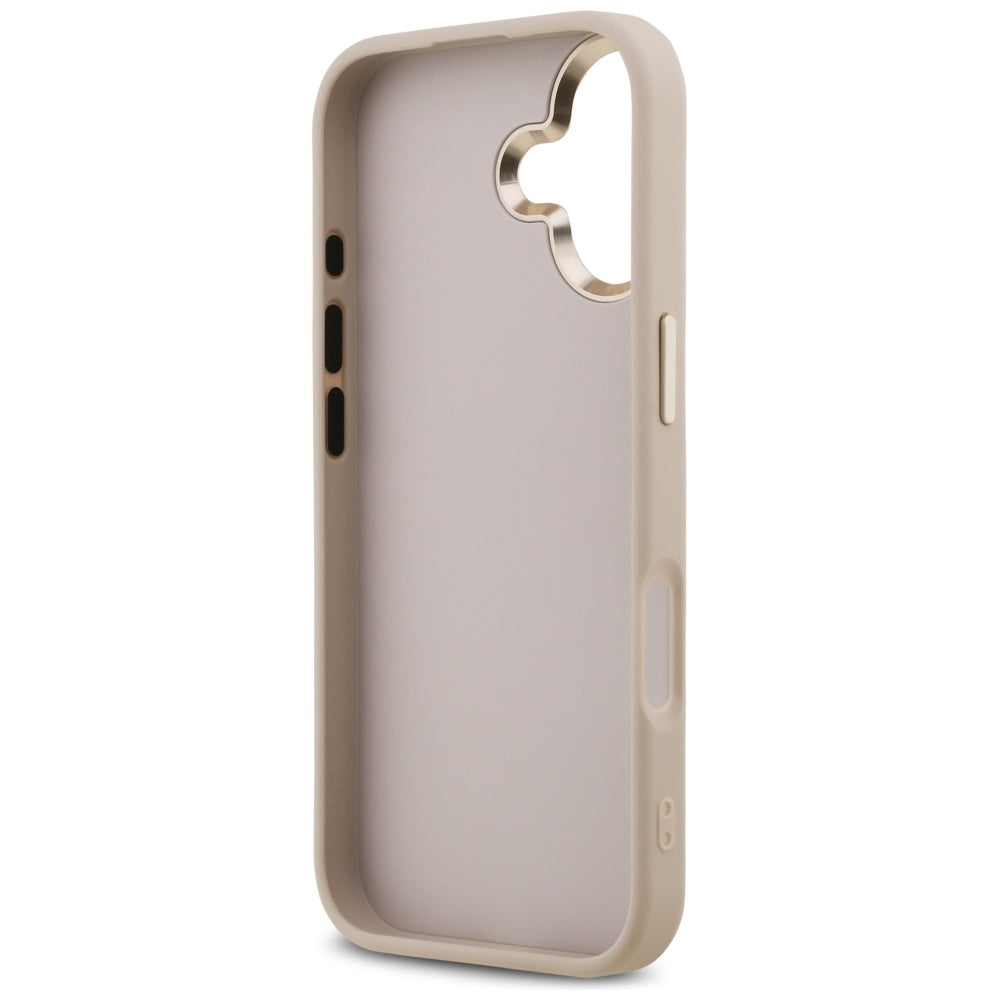 Tok Apple iPhone 17-hez, Guess, Big 4G Logo Classic, Arany Rózsaszín