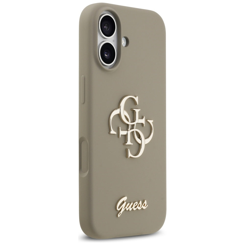 Tok a Apple iPhone 17-hez, Guess, Big 4G Script, Barna