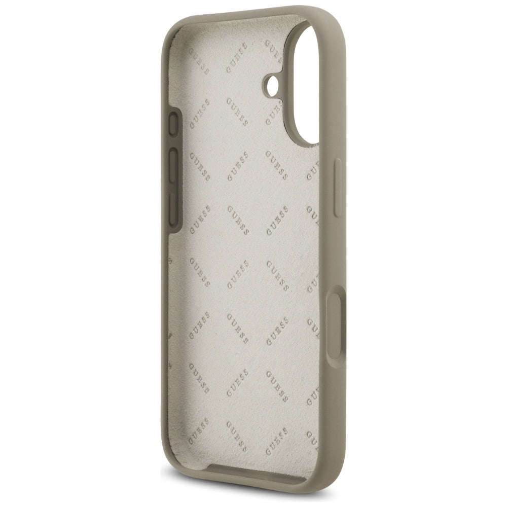 Tok a Apple iPhone 17-hez, Guess, Big 4G Script, Barna